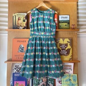 Emily and Fin Too Much Fun Dress Christmas String Lights Dress size M retro